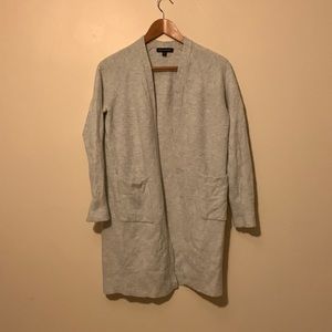 Cashmere long cardigan. Accidentally washed so it fits a size S now